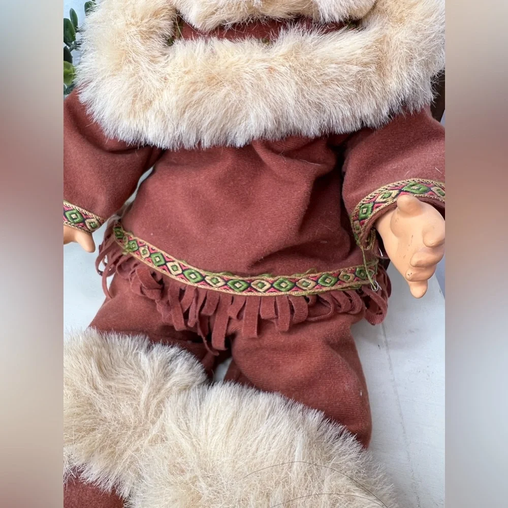 Vintage Eskimo Baby China Doll - 
